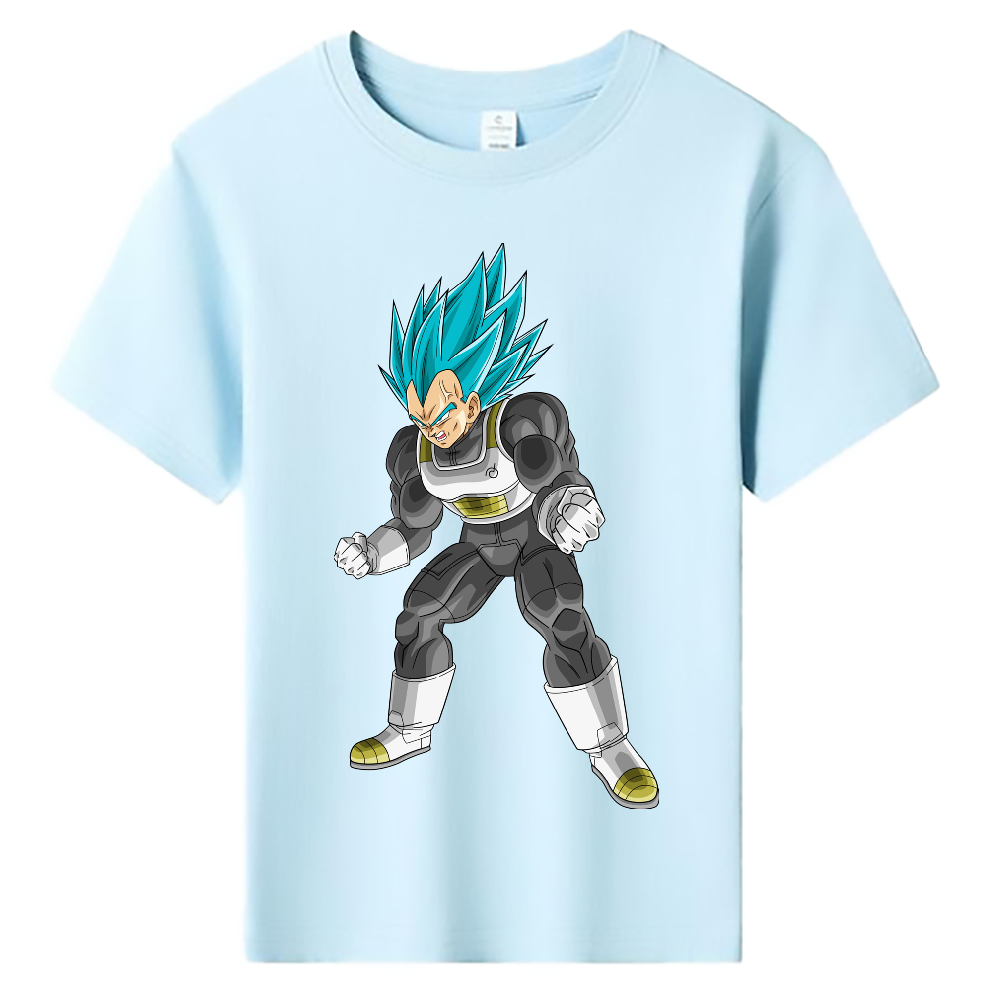 （画像用） ドラゴンボール ベジータ四世（Bejīta Yonsei）DRAGON BALL Vegeta IV 綿100％キッズTシャツ（フロントプリント）